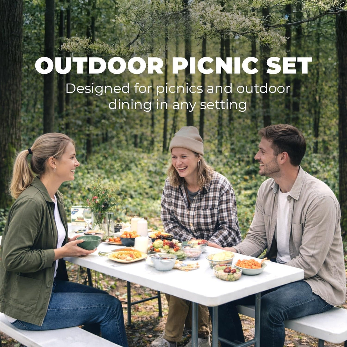 Folding Picnic Table Set