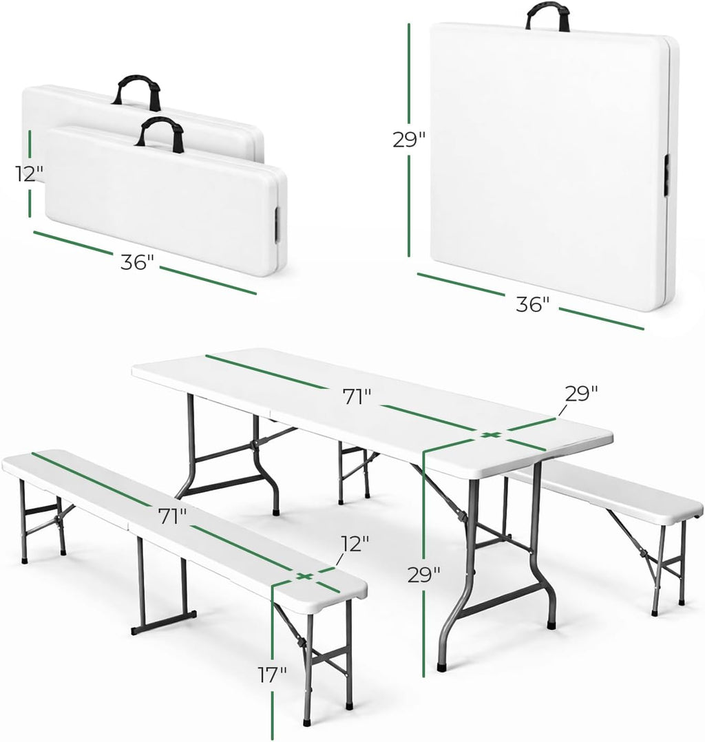 Folding Picnic Table Set