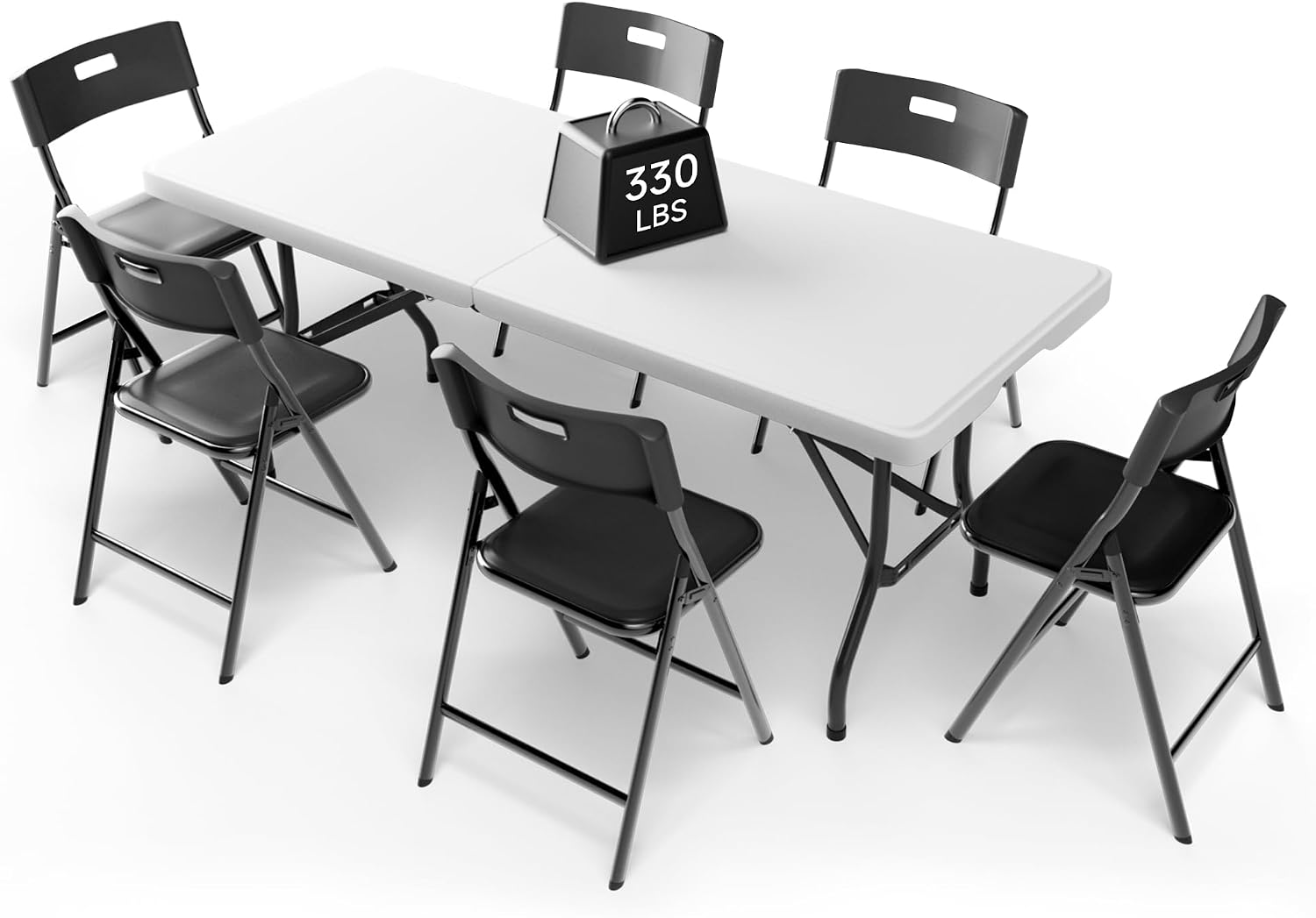 6-Piece Folding Table Set