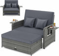 Wicker Patio Daybed Set