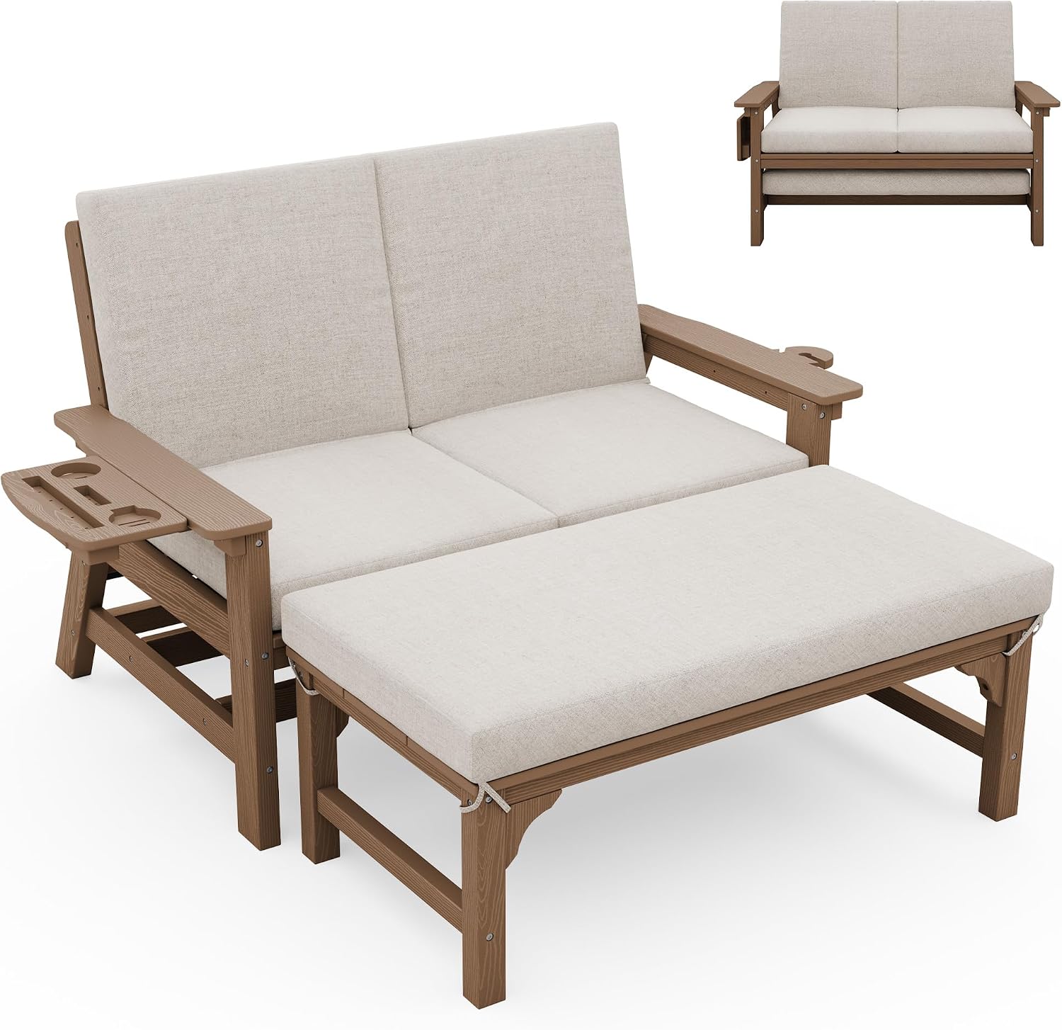 Convertible Patio Daybed Set