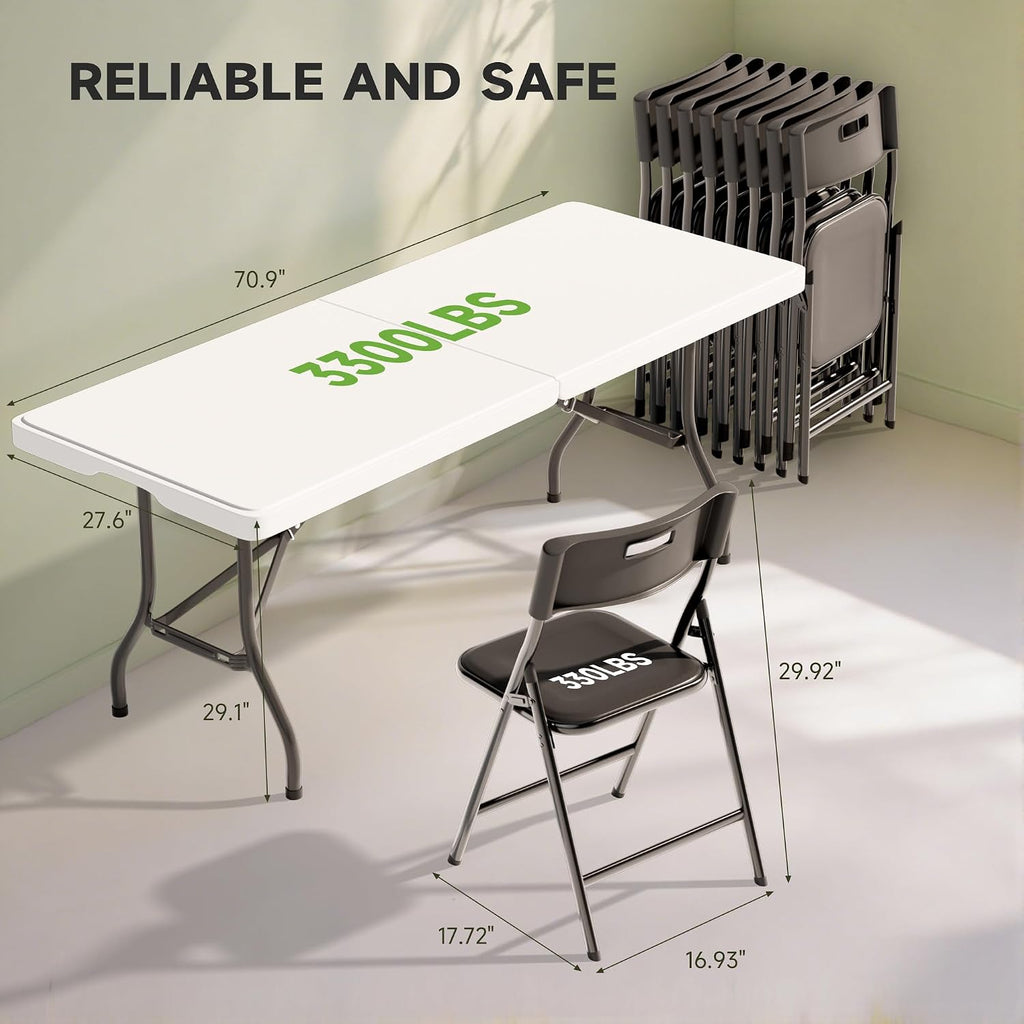 6-Piece Folding Table Set