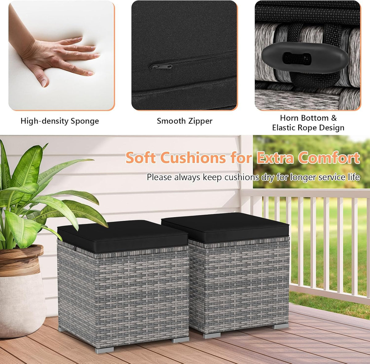 Patio Ottomans