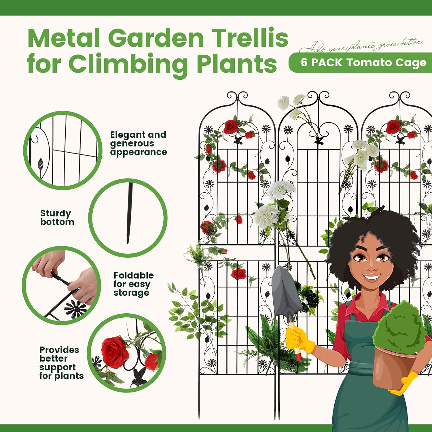 Metal Garden Trellis
