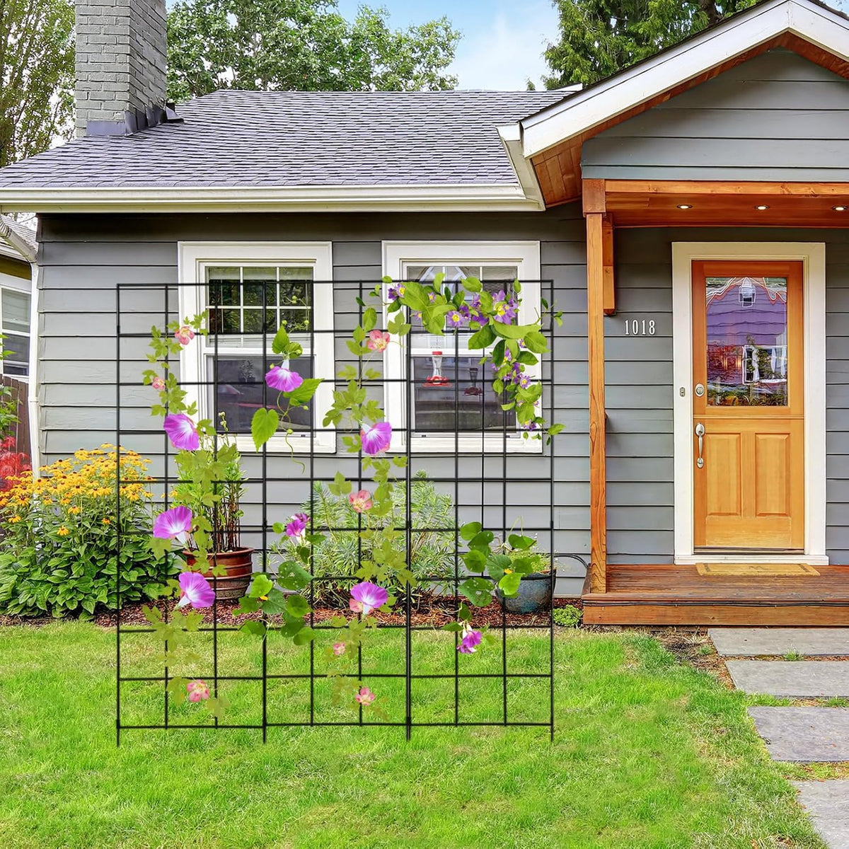Folding Metal Garden Trellis