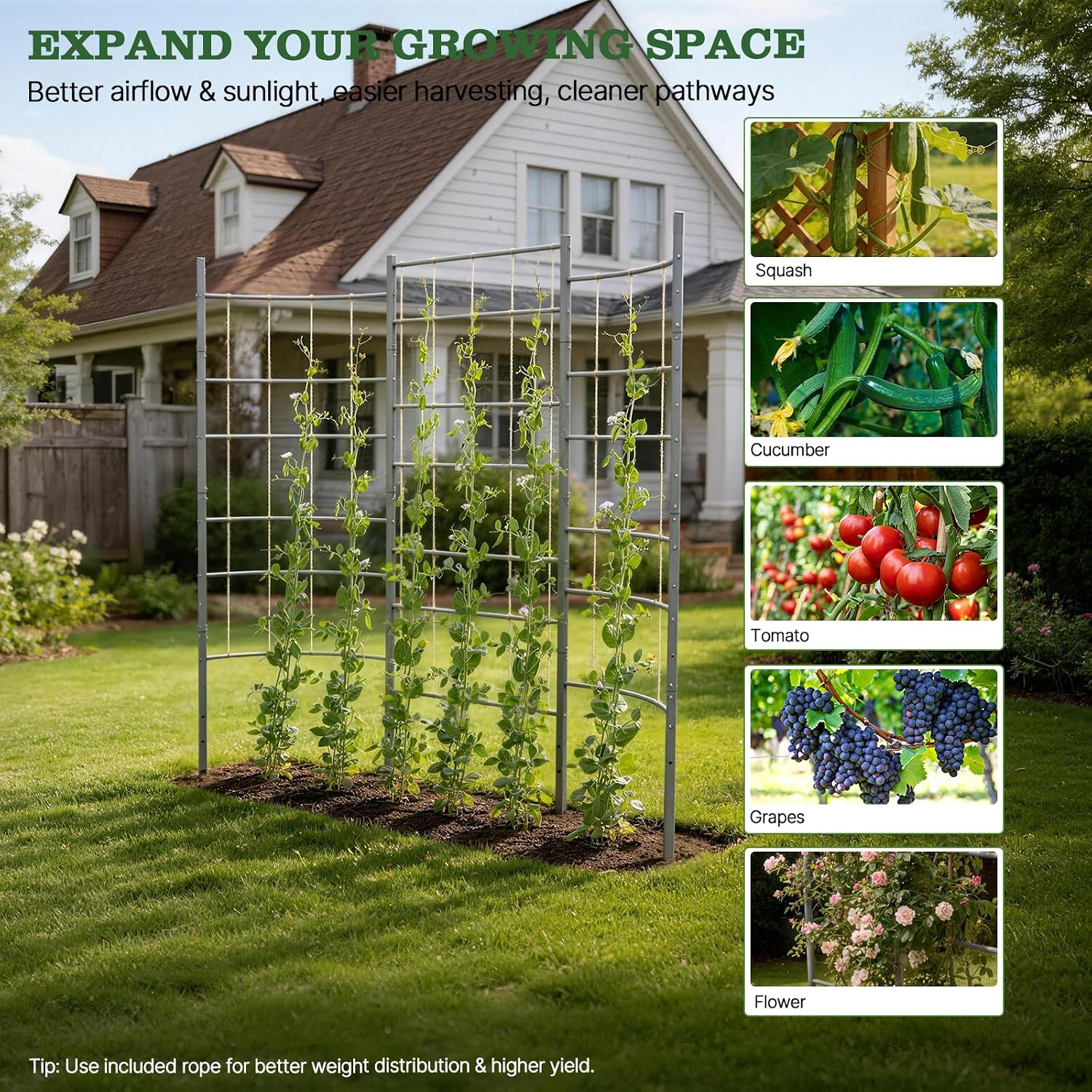 Vertical Metal Trellis