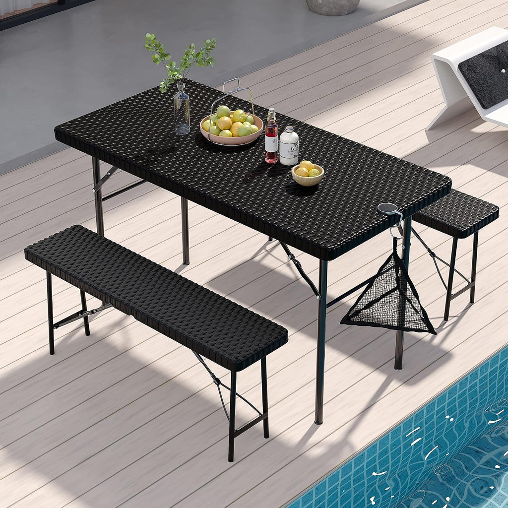 3-Piece Folding Picnic Table Set