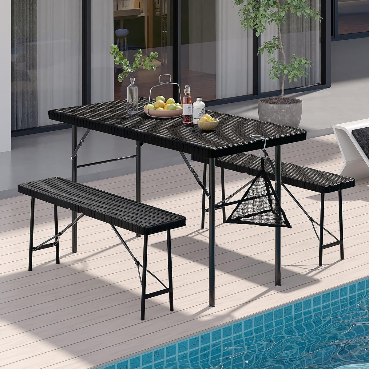 3-Piece Folding Picnic Table Set