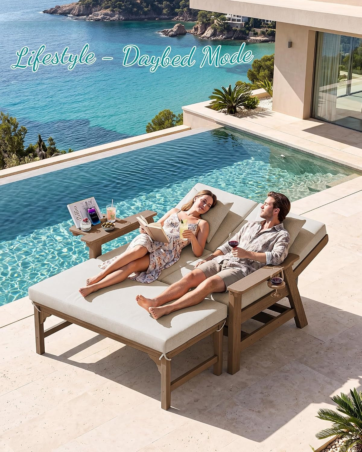 Convertible Patio Daybed Set